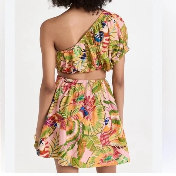 Tropical One-Shoulder Dress - Picture 5 of 11